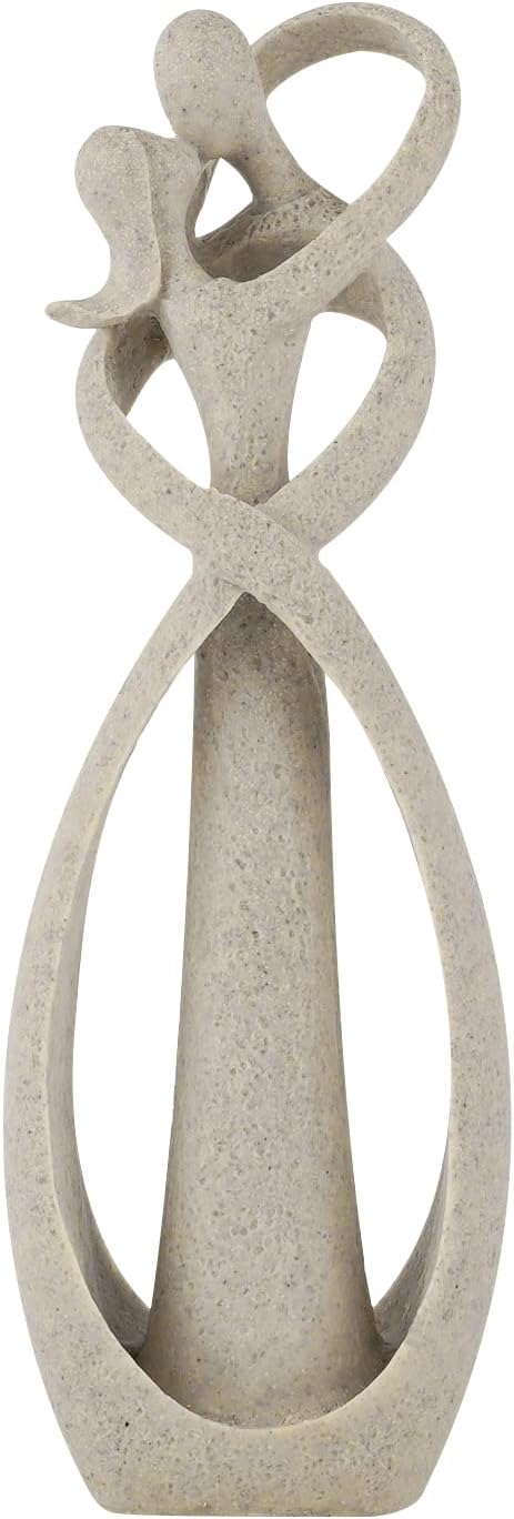 Abstract Couple Sculpture – Resin Romantic Statue for Home & Office Décor, Love-Themed Gift